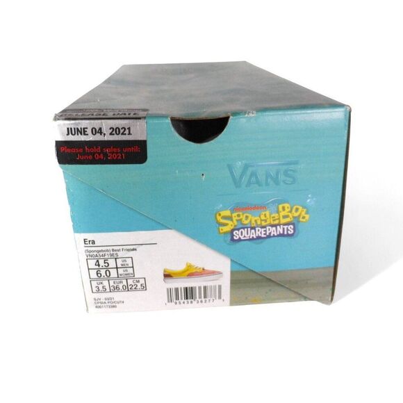 Vans Era x SpongeBob SquarePants 'Best Friends' Limited Edition Women's 6 - Picture 13 of 13